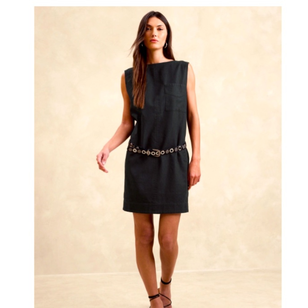 Hemp cotton shift dress